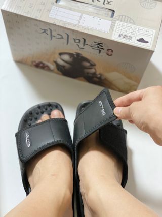 밸롭 칼로링 다이어트 지압슬리퍼 — 5점을 준 리뷰어가 2021년 5월 올린 사용 사진