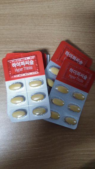 뉴트리션팩토리 비타프렙 하이퍼씨슬 밀크씨슬 900mg — 4점을 준 리뷰어가 2021년 7월 올린 사용 사진