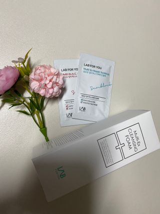 LAB FOR YOU 멀티엑스클렌징폼 — 4점을 준 리뷰어가 2022년 8월 올린 사용 사진