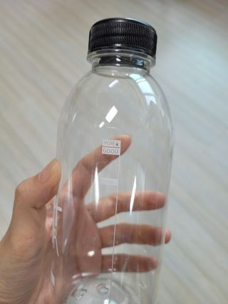 클린24시간 1BOX(5포) + 전용보틀(500ml) — 3.5점을 준 리뷰어가 2022년 10월 올린 사용 사진