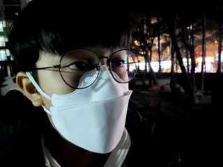 포그프리 김서림방지 마스크 KF94 10매 — 5점을 준 리뷰어가 2022년 1월 올린 사용 사진