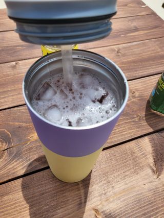 더그레잇티 콤부차 [매일유업] 더그레잇티 44kcal 콤부차 300ml *12개입 (오리지널 6개+베리리치 6개) — 4점을 준 리뷰어가 2023년 7월 올린 사용 사진