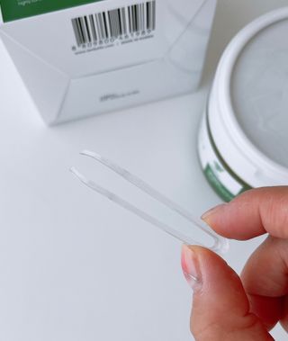 랑벨 랑바이오 블랙 시카 퀵 패드 100매 (3초 쿨링/3분 흡수, 블랙비 프로폴리스/시카 4종 함유, 대용량) — 5점을 준 리뷰어가 2022년 7월 올린 사용 사진