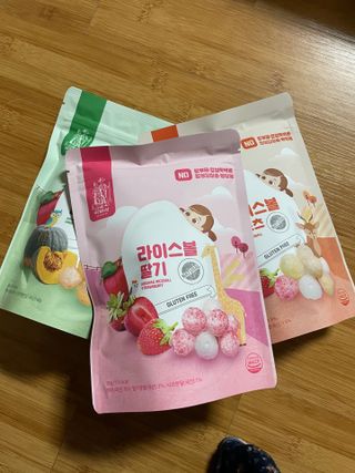 아비삭라이스볼 3종 /딸기,후르츠,단호박 — 5점을 준 리뷰어가 2021년 5월 올린 사용 사진