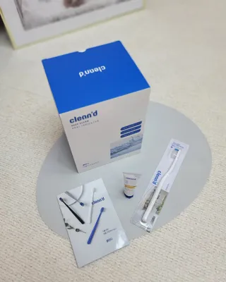 주식회사 클린디 [클린디] 양치 후 남은 이물질, 물치실로 완벽 제거 🦷 구강세정기 세트 [맞춤 칫솔 + 치약 포함] — 5점을 준 리뷰어가 2021년 12월 올린 사용 사진