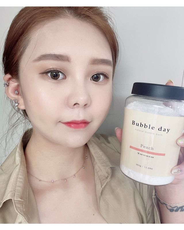 버블데이 아로마/과일 거품 입욕제 리뷰 사진