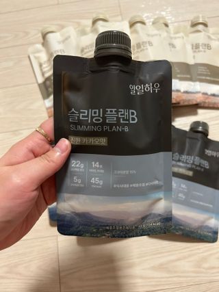 일일하우 슬리밍 플랜B 고소한 귀리맛, 진한 카카오맛 (체중조절식) — 5점을 준 리뷰어가 2023년 8월 올린 사용 사진