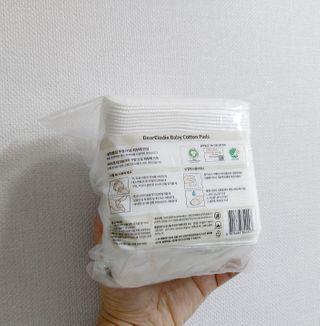 디어엘로디 프리미엄 유기농 베이비 솜티슈 40매 3 + 1 PACK — 5점을 준 리뷰어가 2021년 2월 올린 사용 사진