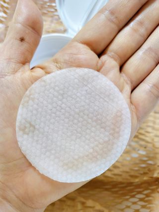 산다화 비타민씨 화이트닝 토너 패드 — 4점을 준 리뷰어가 2023년 9월 올린 사용 사진