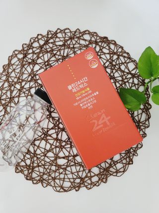 클린24시간 레드박스 1BOX(5포) + 전용보틀(500ml) — 5점을 준 리뷰어가 2024년 1월 올린 사용 사진