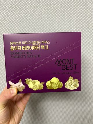 [몽베스트] 위드 더 블랜딩 하우스 콤부차 _ 버라이어티팩II — 5점을 준 리뷰어가 2024년 2월 올린 사용 사진