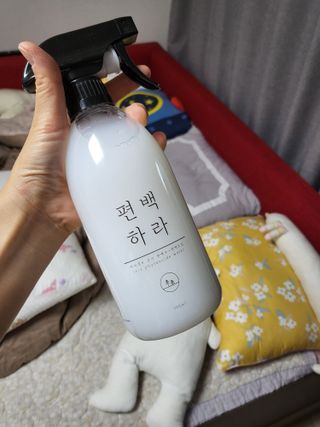 편백하라 피톤치드 편백수 탈취제 500ML — 5점을 준 리뷰어가 2022년 10월 올린 사용 사진