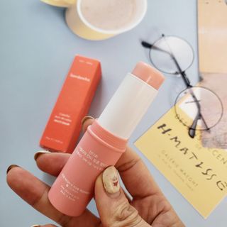스킨큐어 산다화 카멜리아 안티 링클 멀티밤 — 4점을 준 리뷰어가 2022년 1월 올린 사용 사진