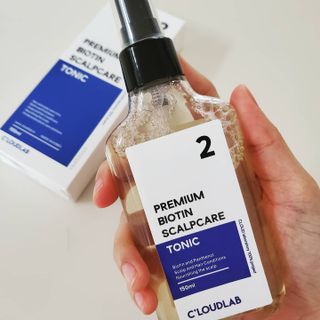 클라우드랩 프리미엄 비오틴 스칼프 케어 토닉 — 5점을 준 리뷰어가 2021년 5월 올린 사용 사진