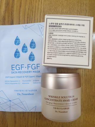 Dr.느루벗 느루벗 링클 솔루션 콘센트레이트 스네일 탄력 달팽이 크림 80g — 5점을 준 리뷰어가 2021년 5월 올린 사용 사진
