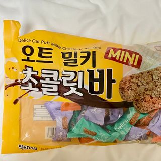 델리스 오트 밀키 초콜릿 바 — 5점을 준 리뷰어가 2022년 4월 올린 사용 사진