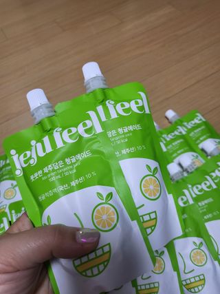 JEJUFEEL 풋풋한 제주담은 청귤에이드 — 4점을 준 리뷰어가 2022년 9월 올린 사용 사진