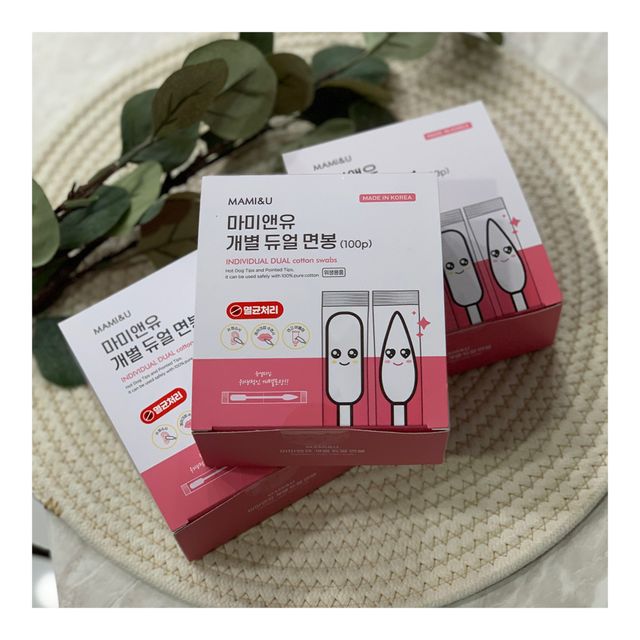 마미앤유 개별 듀얼면봉 리뷰 사진