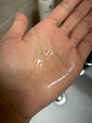 스킨큐어 산다화 순한 클렌징 동백 오일 200ml — 5점을 준 리뷰어가 2023년 8월 올린 사용 사진