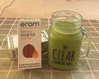 이롬 erom 황성주박사의 국산콩 두유 호두와 아몬드 — 5점을 준 리뷰어가 2020년 12월 올린 사용 사진