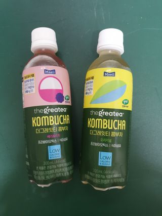 더그레잇티 콤부차 [매일유업] 더그레잇티 44kcal 콤부차 300ml *12개입 (오리지널 6개+베리리치 6개) — 5점을 준 리뷰어가 2023년 7월 올린 사용 사진