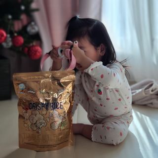 미즈꼬레아 치즈맛 누룽지크리스피 — 5점을 준 리뷰어가 2022년 1월 올린 사용 사진
