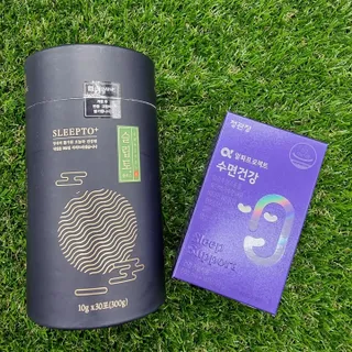프리마인 자체 기업부설 연구소에서 찾아낸 건강한 수면의 비밀.  슬립토 플러스 30포 — 5점을 준 리뷰어가 2021년 11월 올린 사용 사진