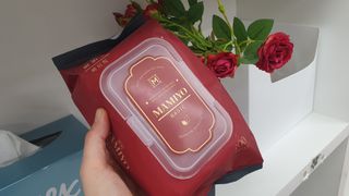 마미요 대용량 플레인 아기물티슈 베이직 캡형 100매 * 10개 — 5점을 준 리뷰어가 2022년 12월 올린 사용 사진
