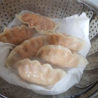 삼양냉동 [삼양] 얇은피불닭왕교자+얇은피까르보불닭왕교자 총4팩 — 4점을 준 리뷰어가 2021년 2월 올린 사용 사진