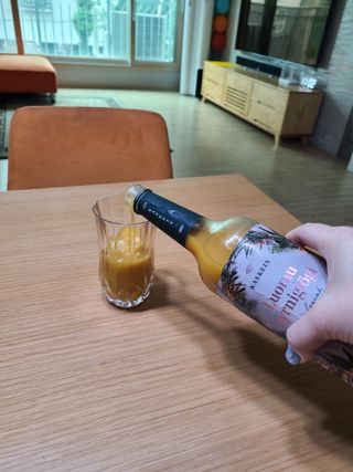 H365 [Kaskein Luomutyrniglögi] 핀란드 전통 무알콜 멀드와인 시벅톤 글로기 — 5점을 준 리뷰어가 2021년 5월 올린 사용 사진