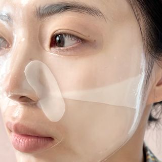 [올리브영] 웰더마 프리미엄 사파이어 콜라겐 임팩트 피팅 마스크 4매 — 5점을 준 리뷰어가 2025년 7월 올린 사용 사진