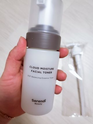 세렌디뷰티 클라우드 모이스쳐 페이셜 토너 — 5점을 준 리뷰어가 2021년 3월 올린 사용 사진