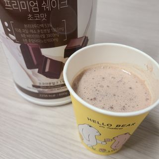 뉴트리션팩토리 닥터큐어 프리미엄쉐이크 다이어트쉐이크 — 5점을 준 리뷰어가 2021년 10월 올린 사용 사진
