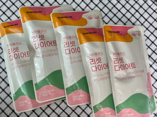 [경남제약헬스케어] 케어플러스 리셋 다이어트 청포도맛 100ml X 5포 (5일분) — 5점을 준 리뷰어가 2023년 4월 올린 사용 사진