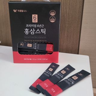 [푸름웰니스] 프리미엄 6년근 홍삼스틱 3mg x 100포 — 5점을 준 리뷰어가 2022년 3월 올린 사용 사진