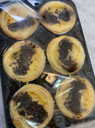 디앙뜨 포르투갈 에그타르트 오리지널 맛+패션후르츠+초콜릿타르트 맛 중 택1 — 5점을 준 리뷰어가 2021년 7월 올린 사용 사진