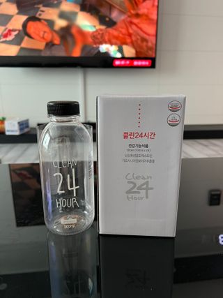 클린24시간 1BOX(5포) + 전용보틀(500ml) — 5점을 준 리뷰어가 2022년 7월 올린 사용 사진