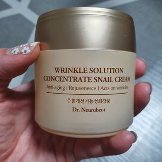 Dr.느루벗 느루벗 링클 솔루션 콘센트레이트 스네일 탄력 달팽이 크림 80g — 5점을 준 리뷰어가 2021년 4월 올린 사용 사진
