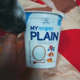 떠먹는불가리스 마이플레인 요거트 435g 6개입 — 4.5점을 준 리뷰어가 2021년 2월 올린 사용 사진