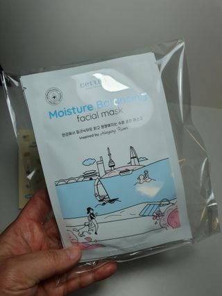 세뚜아(Cettua) [세뚜아] 모이스처 밸런싱 페이셜 마스크 Cettua Moisture Balancing Facial Mask 5매 — 5점을 준 리뷰어가 2023년 12월 올린 사용 사진