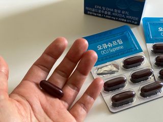 뉴트리션팩토리 비타프렙 오큐슈프림 루테인 오메가3 1050mg — 5점을 준 리뷰어가 2021년 9월 올린 사용 사진
