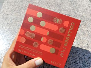 프리마인 귀족의 콜라겐, 92배 흡수율. 럭셔리 프리미엄 셀라브 콜라겐필름 30매 — 5점을 준 리뷰어가 2021년 10월 올린 사용 사진