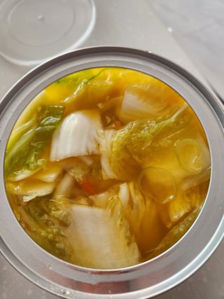 셰프애찬 단호박 백김치 1kg — 5점을 준 리뷰어가 2022년 10월 올린 사용 사진