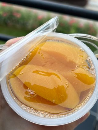 돌 MF[Dole] 파인애플컵/망고컵/복숭아컵 198g 6입X1박스 (맛 1가지 랜덤 발송) — 4점을 준 리뷰어가 2023년 6월 올린 사용 사진