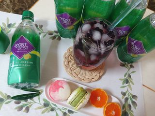 몽베스트 Montbest with Sparkling water Lemon OR Lime 20병(랜덤) — 5점을 준 리뷰어가 2021년 10월 올린 사용 사진