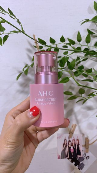 AHC 아우라 시크릿 톤업 벨벳 — 4점을 준 리뷰어가 2021년 4월 올린 사용 사진