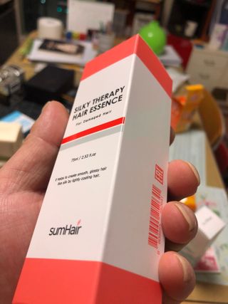 썸헤어 / SUMHAIR 썸헤어 실키 테라피 헤어 에센스 — 5점을 준 리뷰어가 2021년 7월 올린 사용 사진