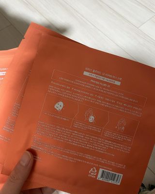 아노브코스메틱스 리커버 마스크팩 — 5점을 준 리뷰어가 2021년 11월 올린 사용 사진