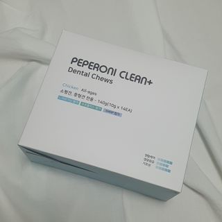 페페로니 클린플러스 덴탈치킨껌 10g x 14p — 5점을 준 리뷰어가 2021년 7월 올린 사용 사진