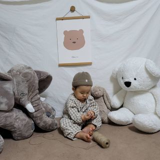 mom e 맘이 내추럴 베이비 케어 크림+바디오일 — 5점을 준 리뷰어가 2021년 1월 올린 사용 사진